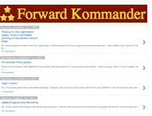 Tablet Screenshot of blog.forwardkommander.com